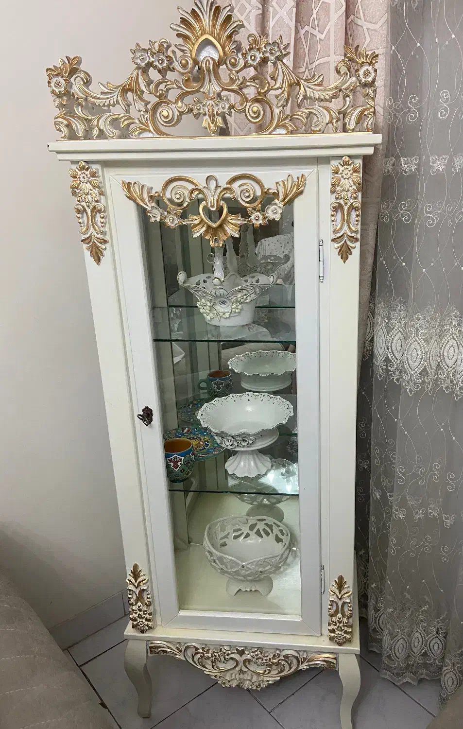 بوفه ظرف|بوفه، ویترین، کنسول|کرج, مهرویلا شمالی|دیوار