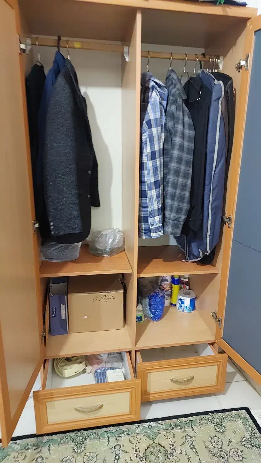 کمد لباس|جاکفشی، کمد، دراور|رشت, کوی حسینی|دیوار