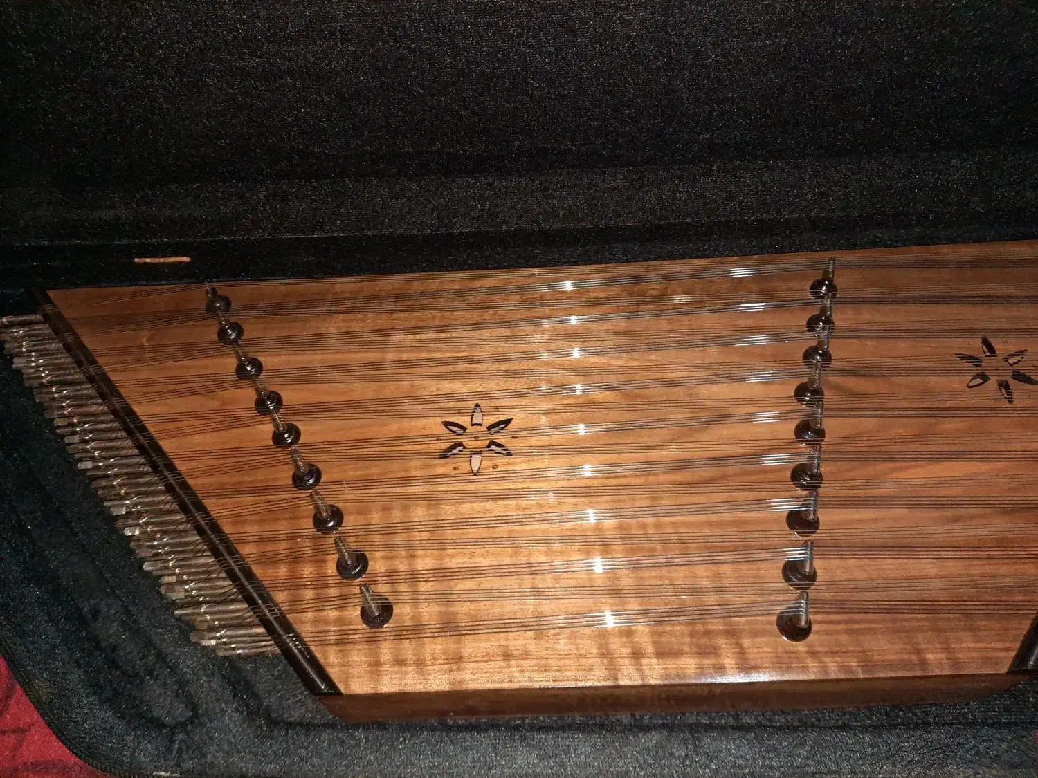 سنتور لا کوک و چوب گردو و نو|سازهای سنتی|رشت, معلم|دیوار