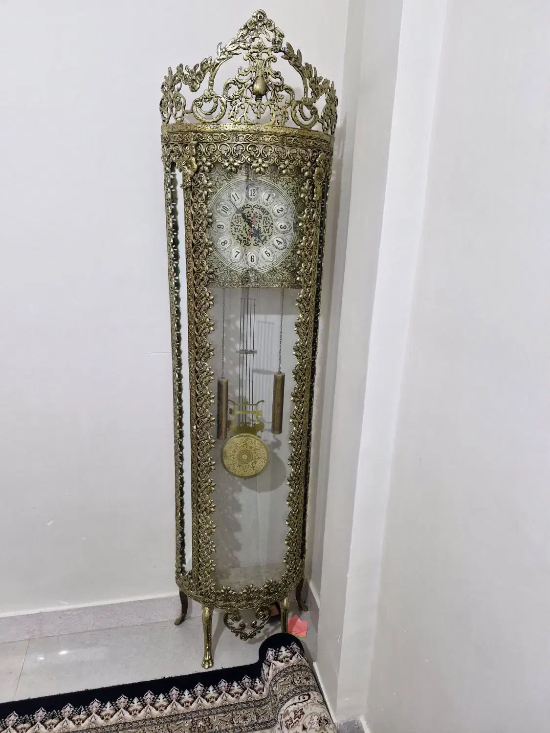 ساعت قدی ایستاده فلزی تقریبا ۱۸۰|ساعت دیواری و تزئینی|قدس, شهر‌قدس|دیوار