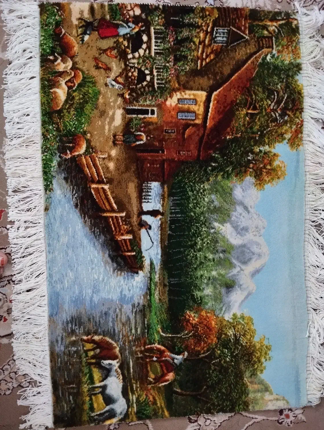 تابلو فرش دستبافت|تابلو فرش|کبودرآهنگ, |دیوار