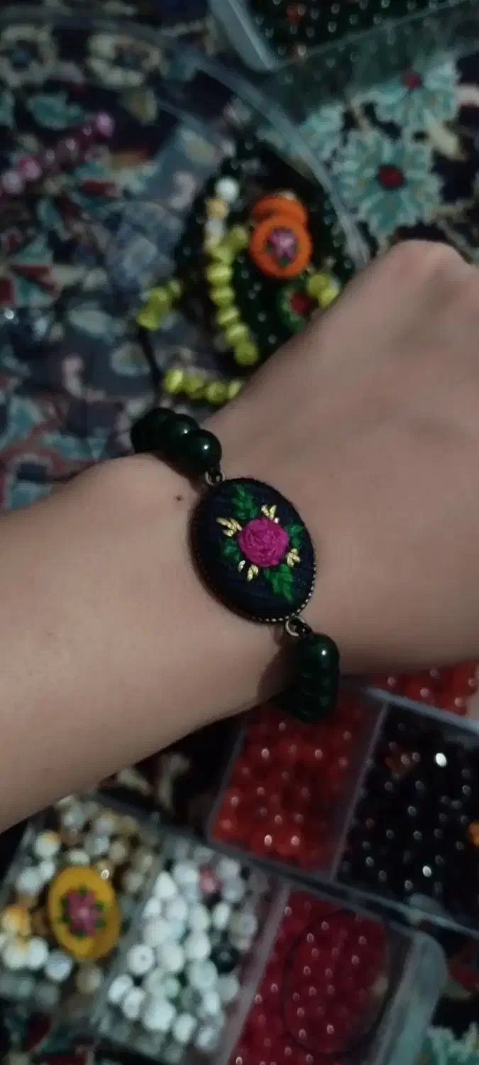 دستبند سنگ و پته|بدلیجات|کرمان, |دیوار