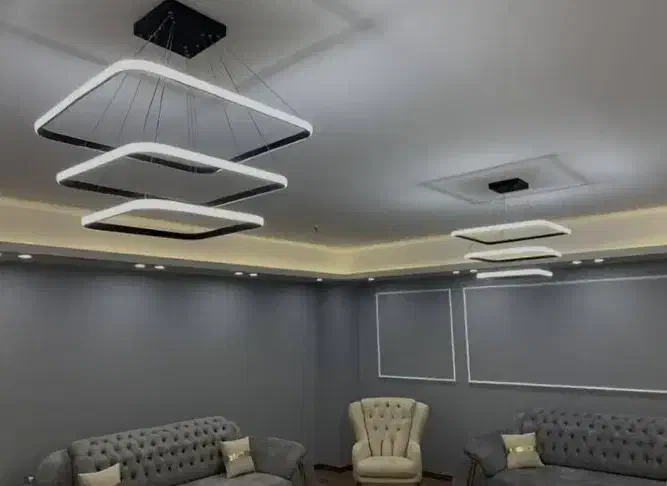 لوستر و آباژور نئونی|لوستر و چراغ آویز|اهواز, کمپلو جنوبی|دیوار