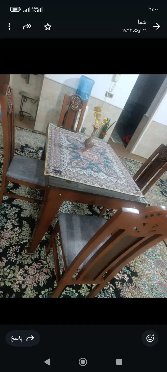 میز نهارخوری|میز و صندلی غذاخوری|رفسنجان, |دیوار