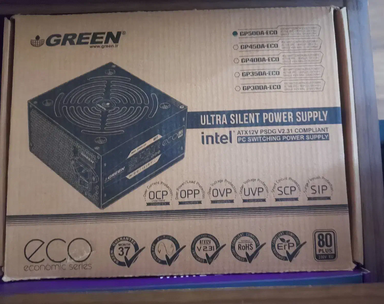 منبع تغذیه/پاور گرین eco 500|قطعات و لوازم جانبی رایانه|ابهر, |دیوار