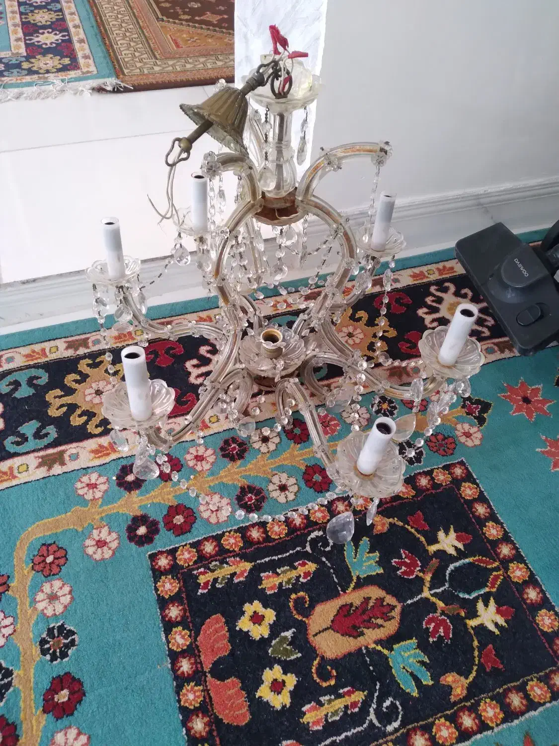 لوستر کریستالی|لوستر و چراغ آویز|کرمانشاه, |دیوار