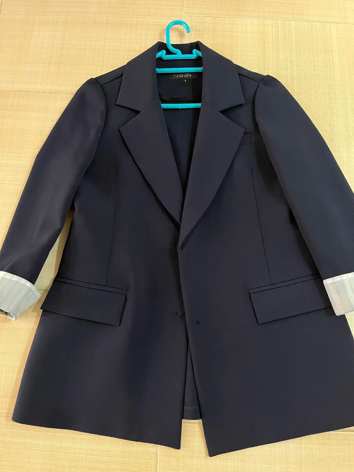 کت کرپ استر دار رنگ سورمه ای سایز ۱|لباس|نوشهر, |دیوار