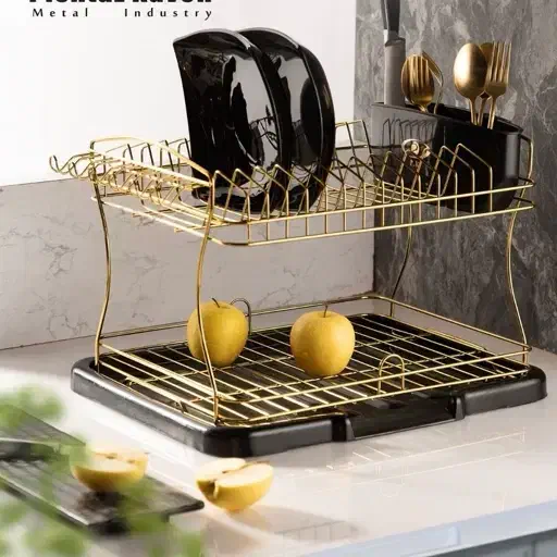 جاظرفی دوطبقه بزرگ|آب‌چکان و نظم‌دهنده ظروف|قم, علی آباد|دیوار