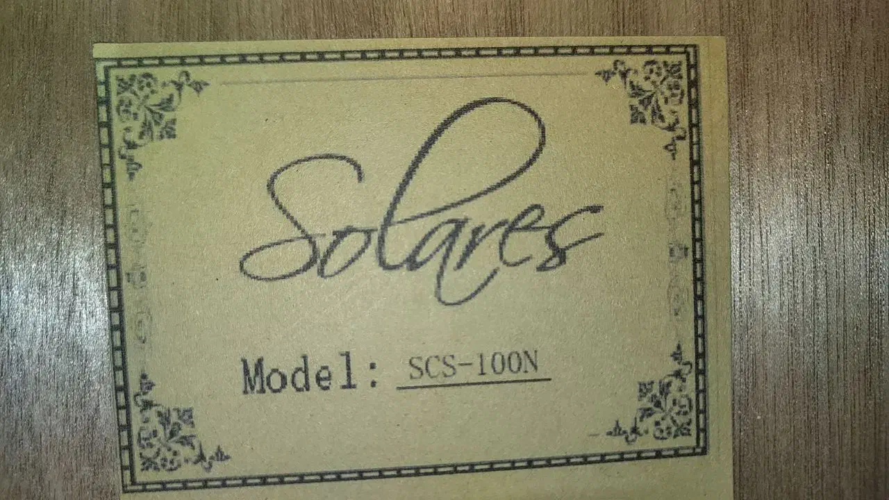 گیتار کلاسیک Solares SCS-100N|گیتار، بیس، امپلیفایر|ارومیه, |دیوار