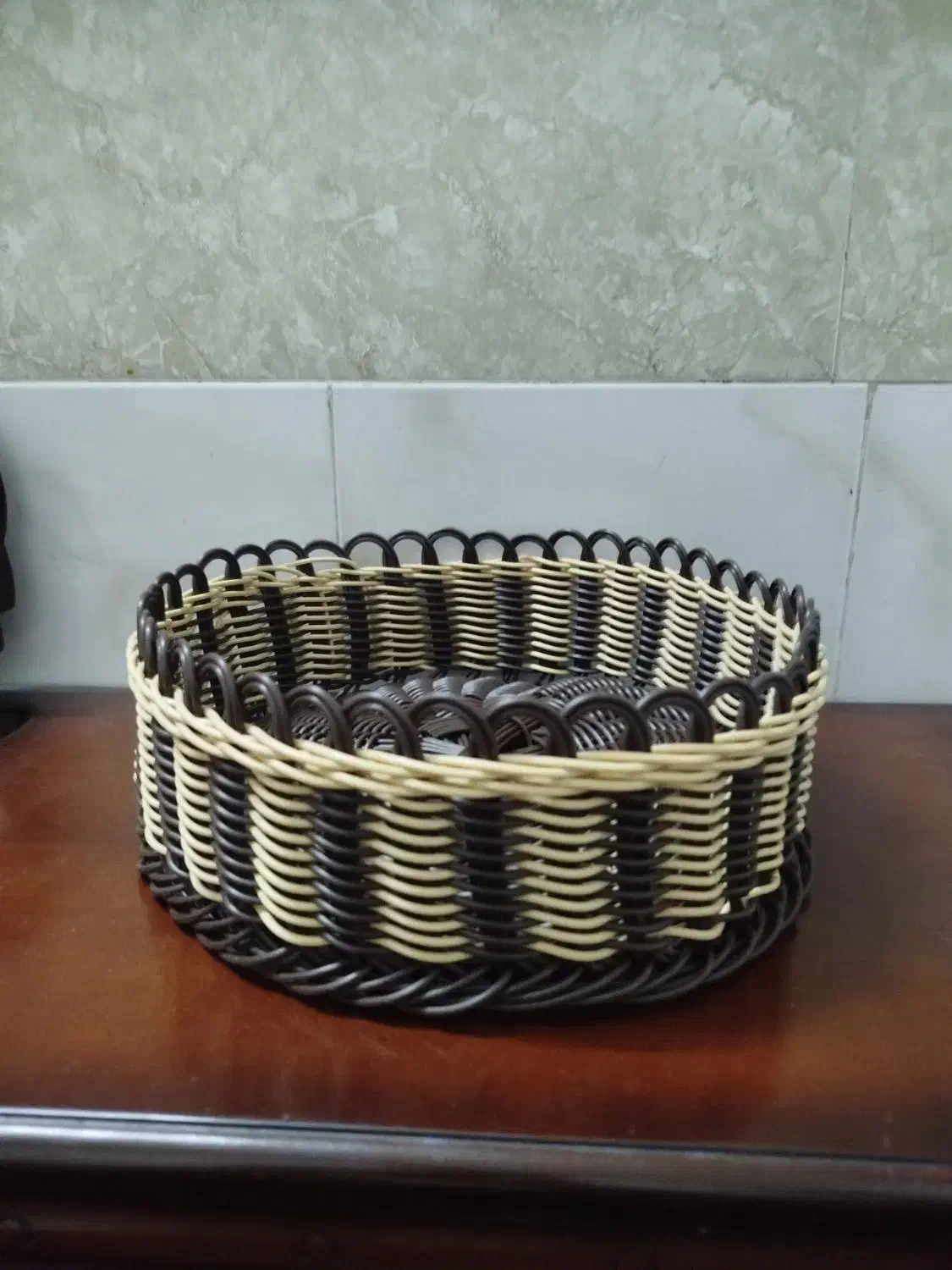 سبد ترح حصیری|صنایع دستی و سایر لوازم تزئینی|سلفچگان, |دیوار