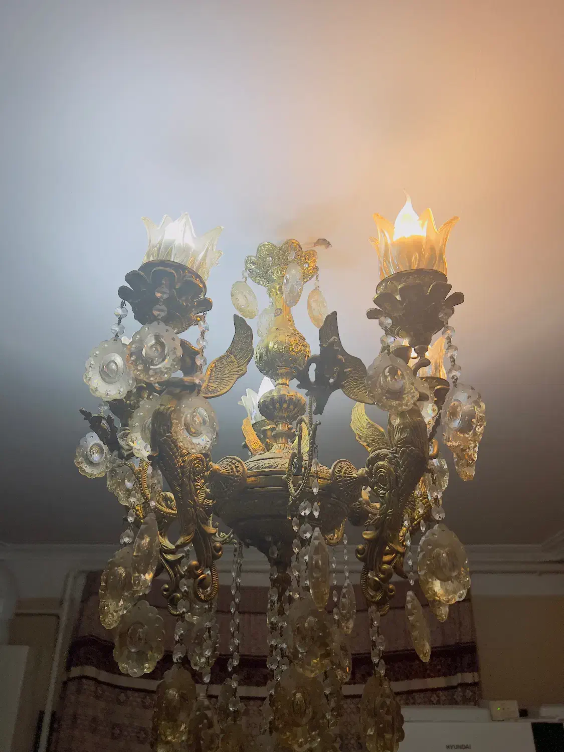 لوستر برنز|لوستر و چراغ آویز|همدان, |دیوار