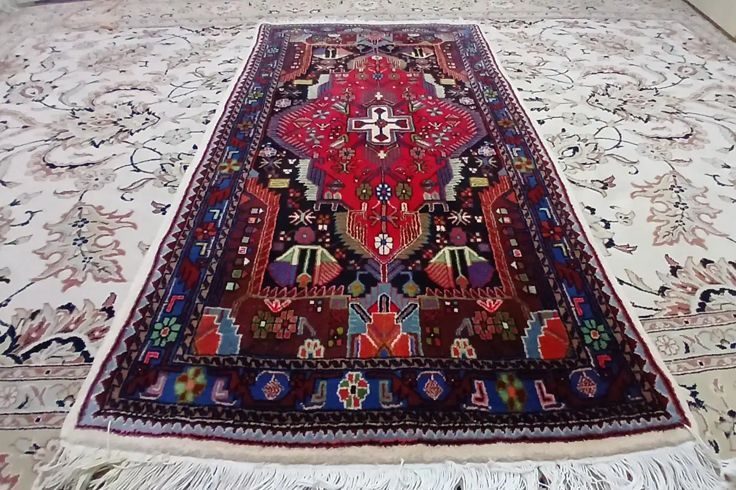 قالیچه دستبافت نو(همدان)|فرش|بهارستان, |دیوار