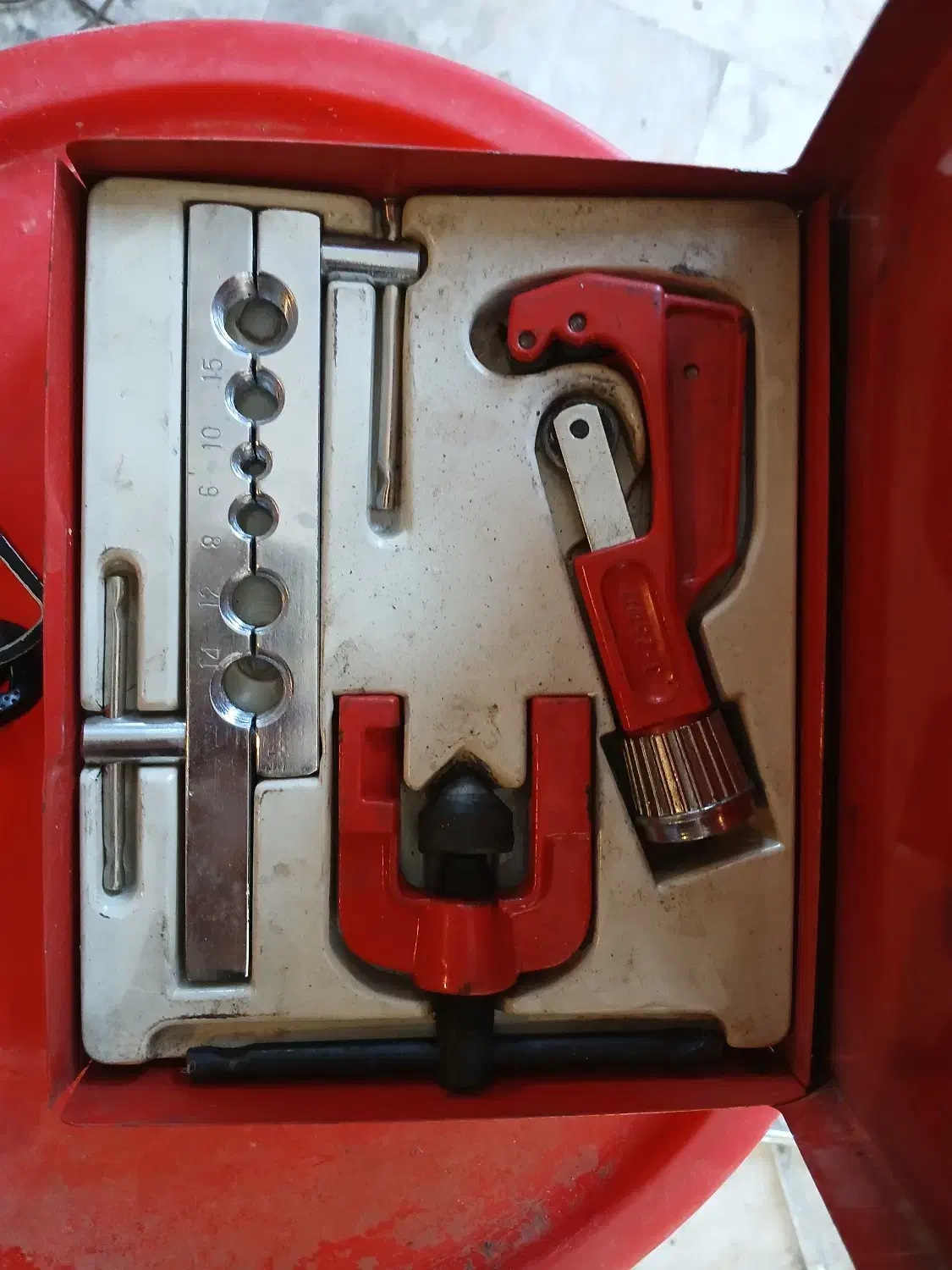 ست کامل پرچ‌زن لوله مسی (فلر) + لوله‌بر|ابزارآلات|خرم‌آباد (تنکابن), |دیوار