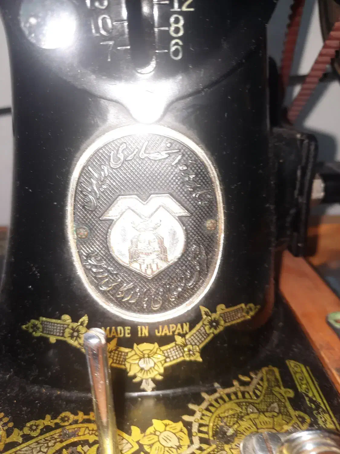 چرخ خیاطی مارشال ژاپنی قدیمی شیر نشان تمیز و سالم|چرخ خیاطی و ریسندگی|لار, |دیوار