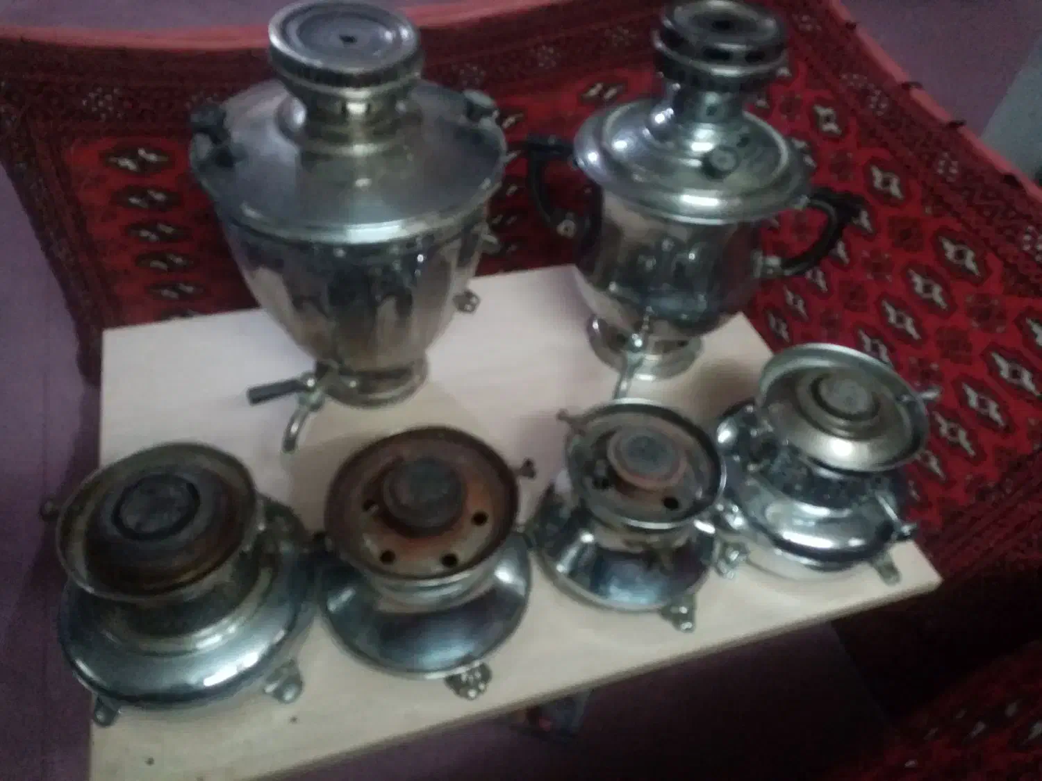 وسایل منزل سماور سطل پشتی آبمیوه گیری ضبط|سماور، چای‌ساز، قهوه‌ساز|مشهد, مقدم|دیوار