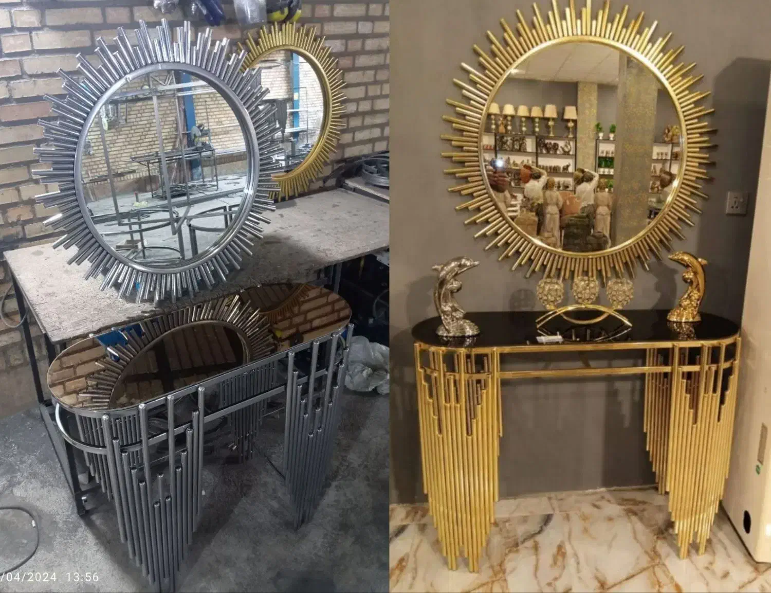 آینه کنسول|بوفه، ویترین، کنسول|تهران, شهرک ولیعصر شمالی|دیوار