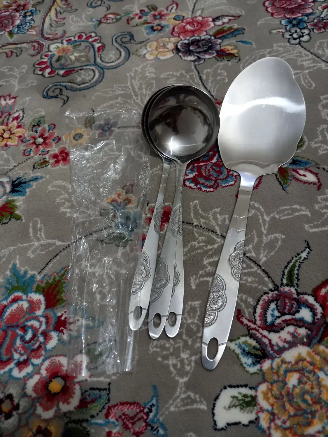 کفگیر و ملاقه  کاملآ نو|ظروف پخت‌وپز|اردبیل, |دیوار