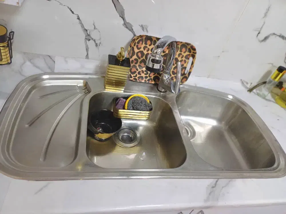 سینک دو لگنه|مصالح و تجهیزات ساختمان|رشت, ولکس|دیوار