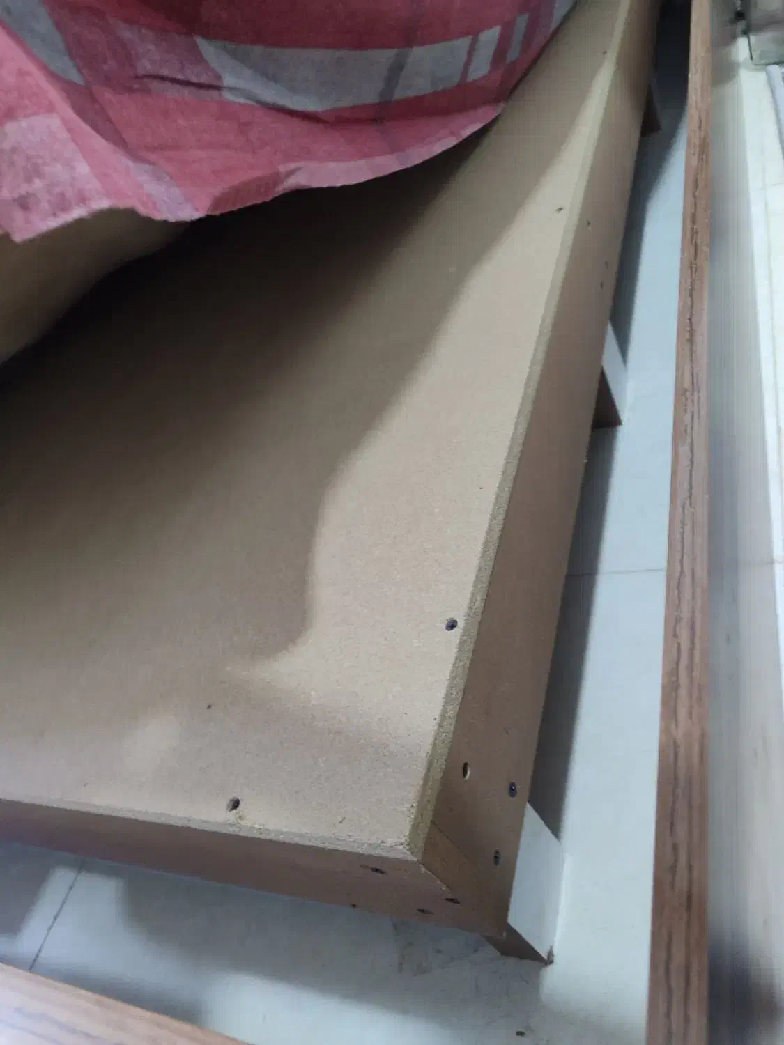 تخت خواب چوبی تک نفره|تخت و سرویس خواب|آبدانان, |دیوار