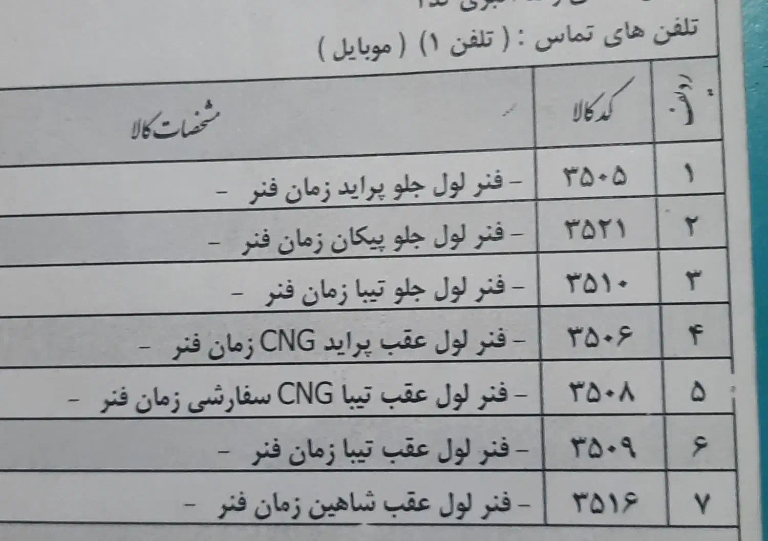 فنر لول کمک فنر|قطعات یدکی و لوازم جانبی|کرمانشاه, |دیوار