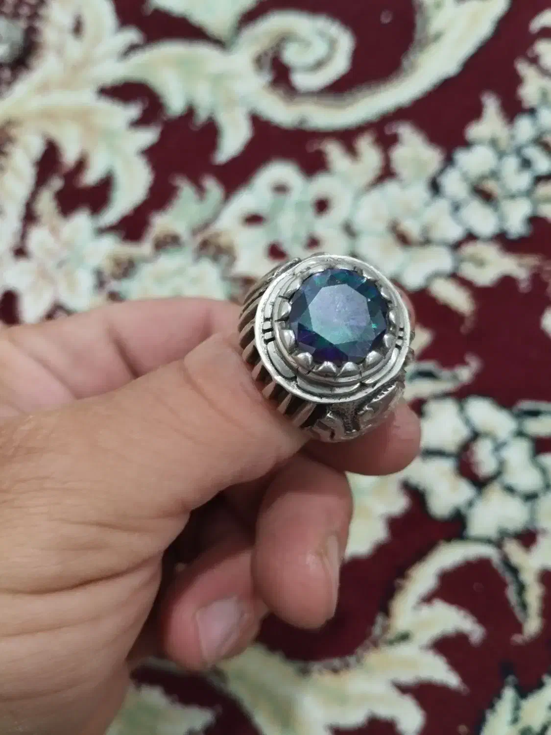 انگشتر موزانات هفت رنگ|جواهرات|رباطکریم, رباطکریم|دیوار