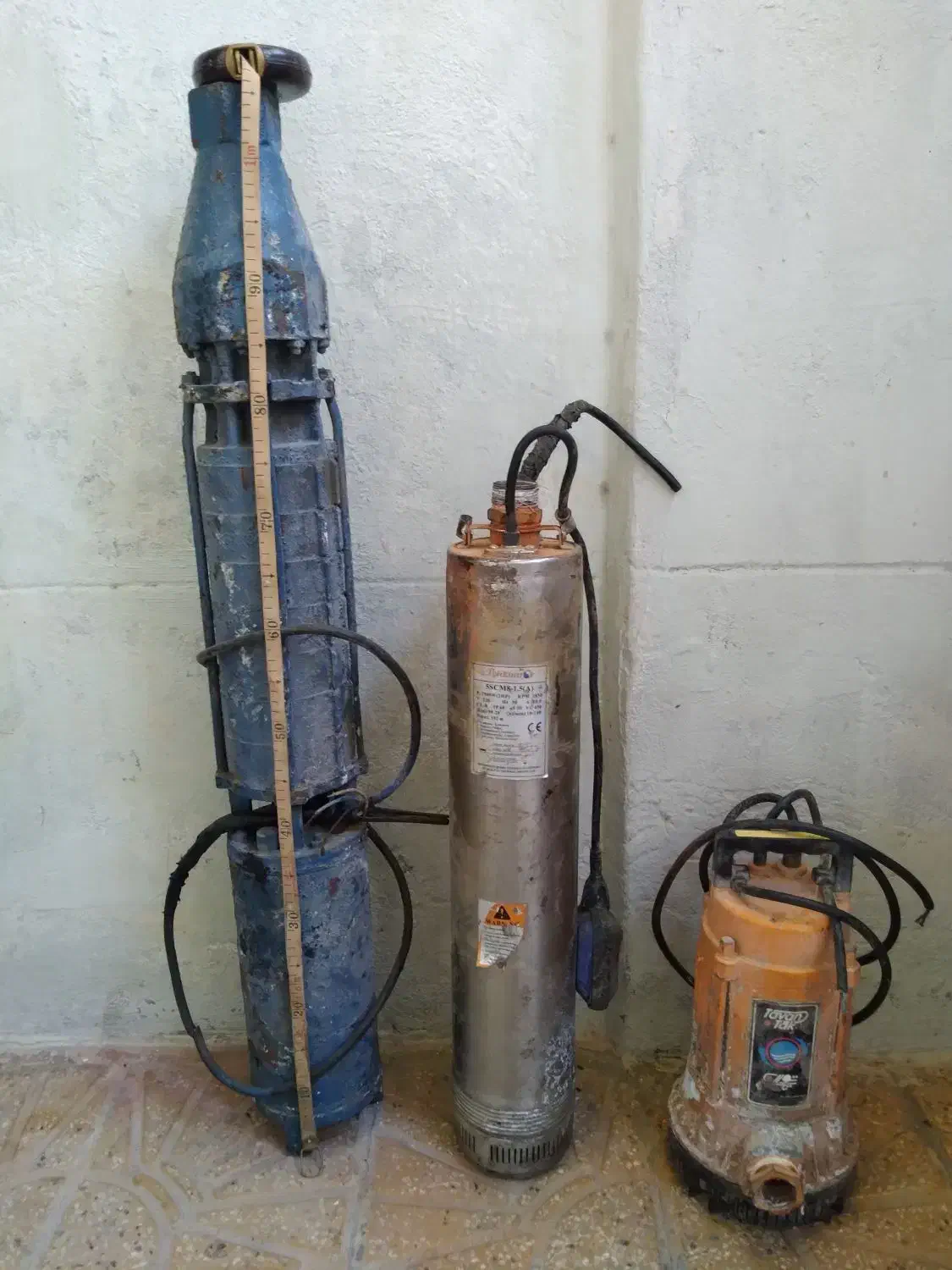 پمپ کفکش لجنکش لجن کف کش شناور چاه استخر باغ باغچه|مصالح و تجهیزات ساختمان|تهران, اتابک|دیوار