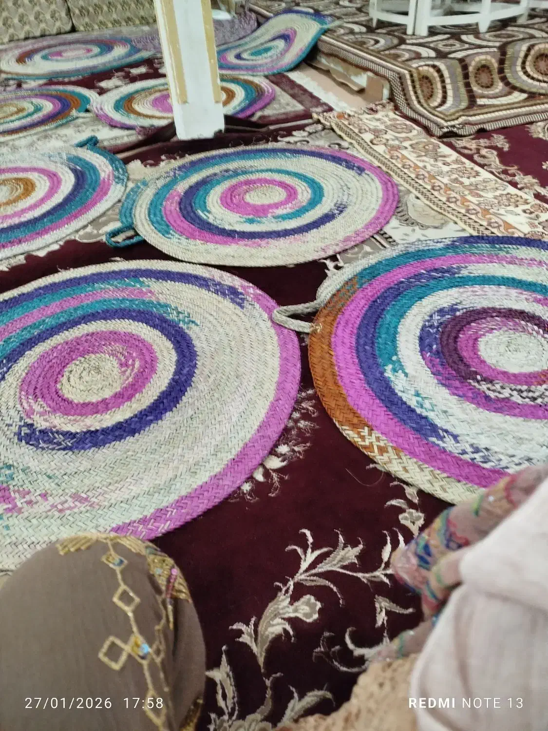 سفره حصیری|سفره، حوله، دستمال آشپزخانه|آبادان, |دیوار