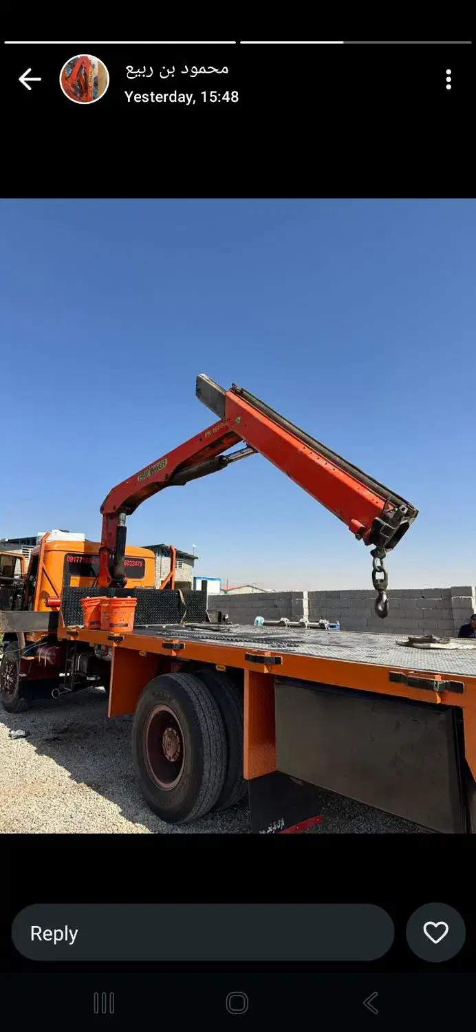 فروش جرثقیل پالفینگر ۱۶۰۰۰|خودرو سنگین|شیراز, فرگاز|دیوار