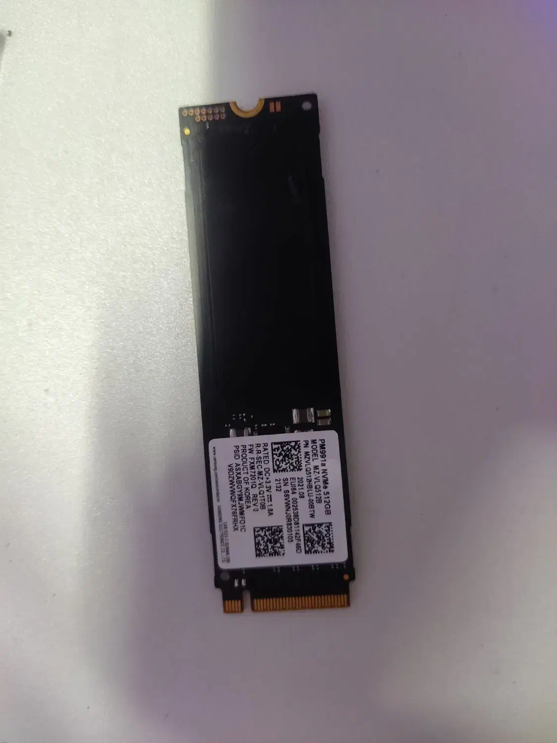 هارد اینترنال SSD سامسونگ ۵۱۲ گیگ|قطعات و لوازم جانبی رایانه|سیرجان, |دیوار