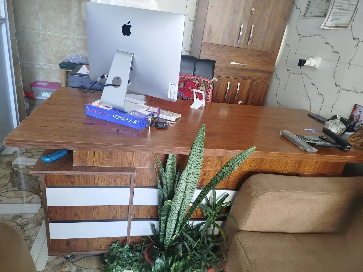 فروش میز مدیریت به شکل ال|دفتر کار|تبریز, |دیوار