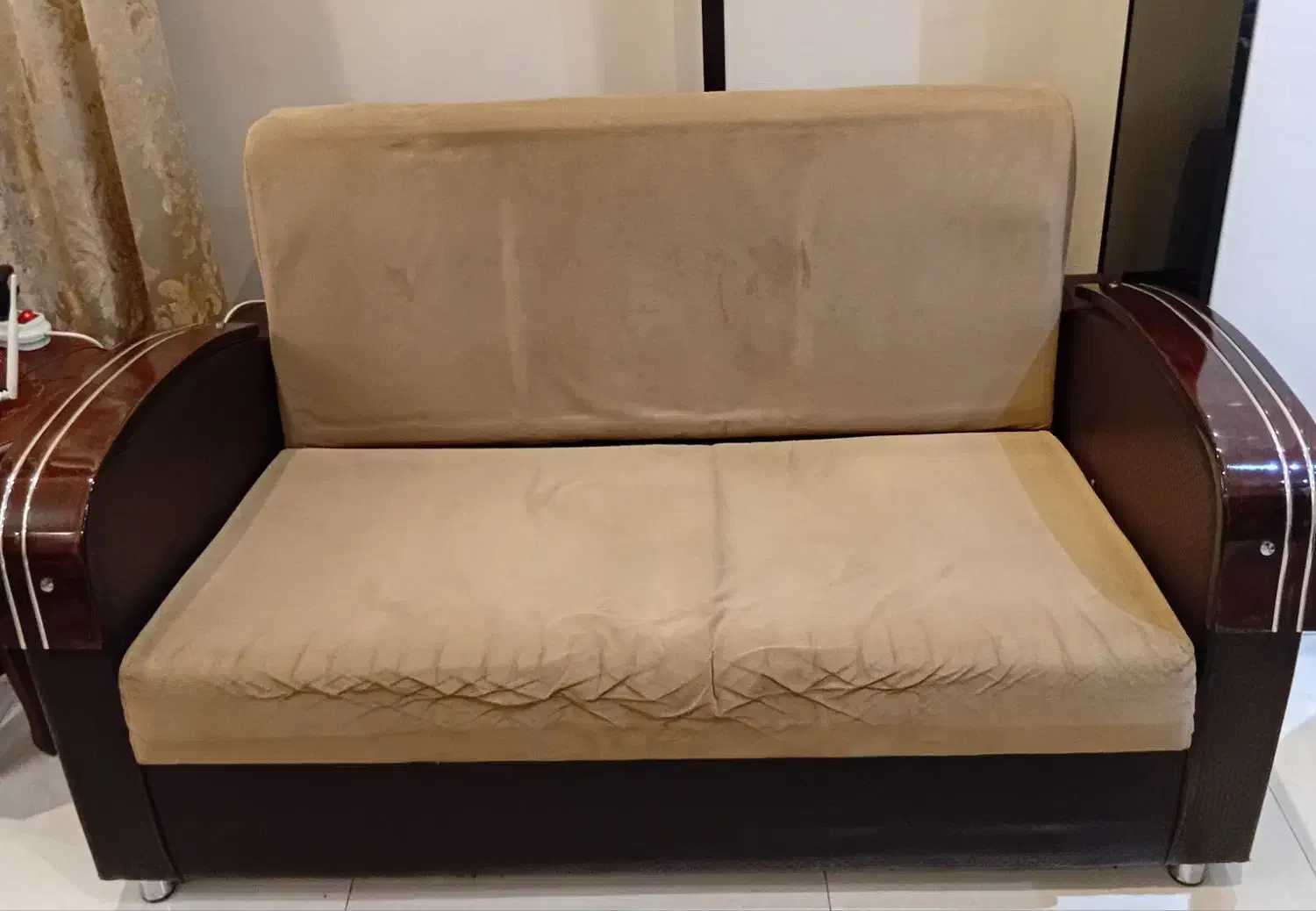 مبل تختخوابشو ۲نفره|تخت و سرویس خواب|تهران, حبیب الله|دیوار