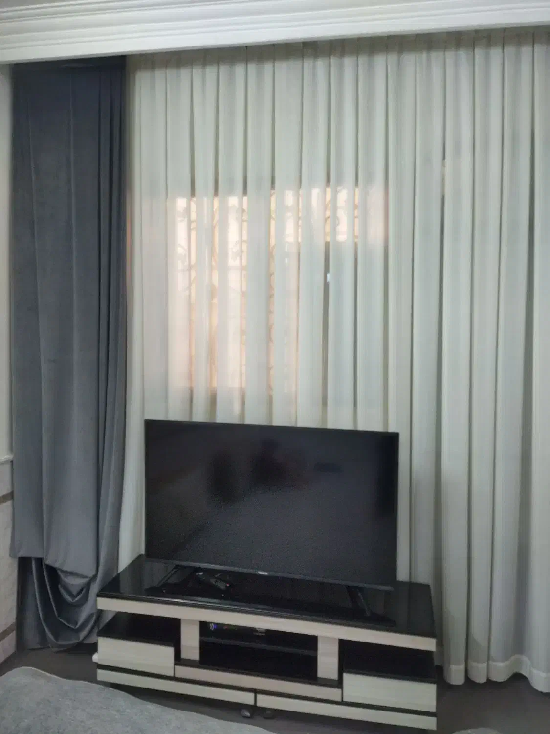 پرده حریرساده|پرده، رانر، رومیزی|قم, حکمت شمالی|دیوار