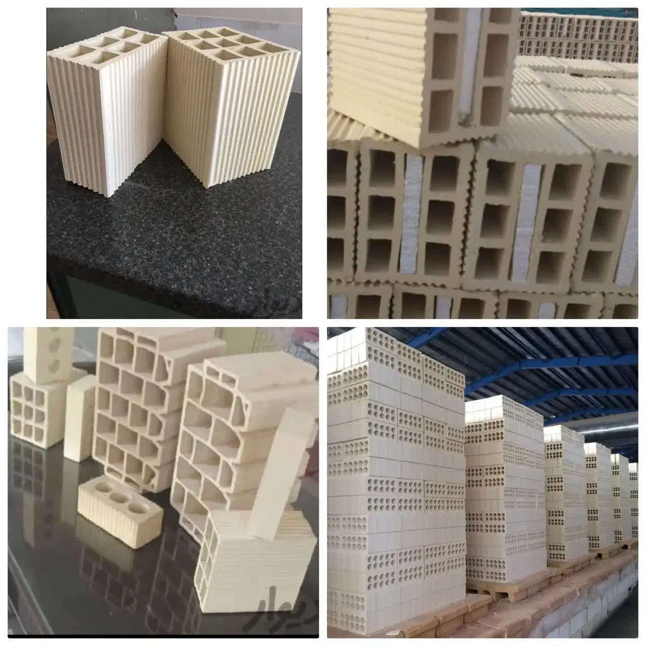 آجر سفال ،ده سوراخ لفتون، سه گل مستقیم از کارخونه|مصالح و تجهیزات ساختمان|اصفهان, ورزشگاه نقش جهان|دیوار