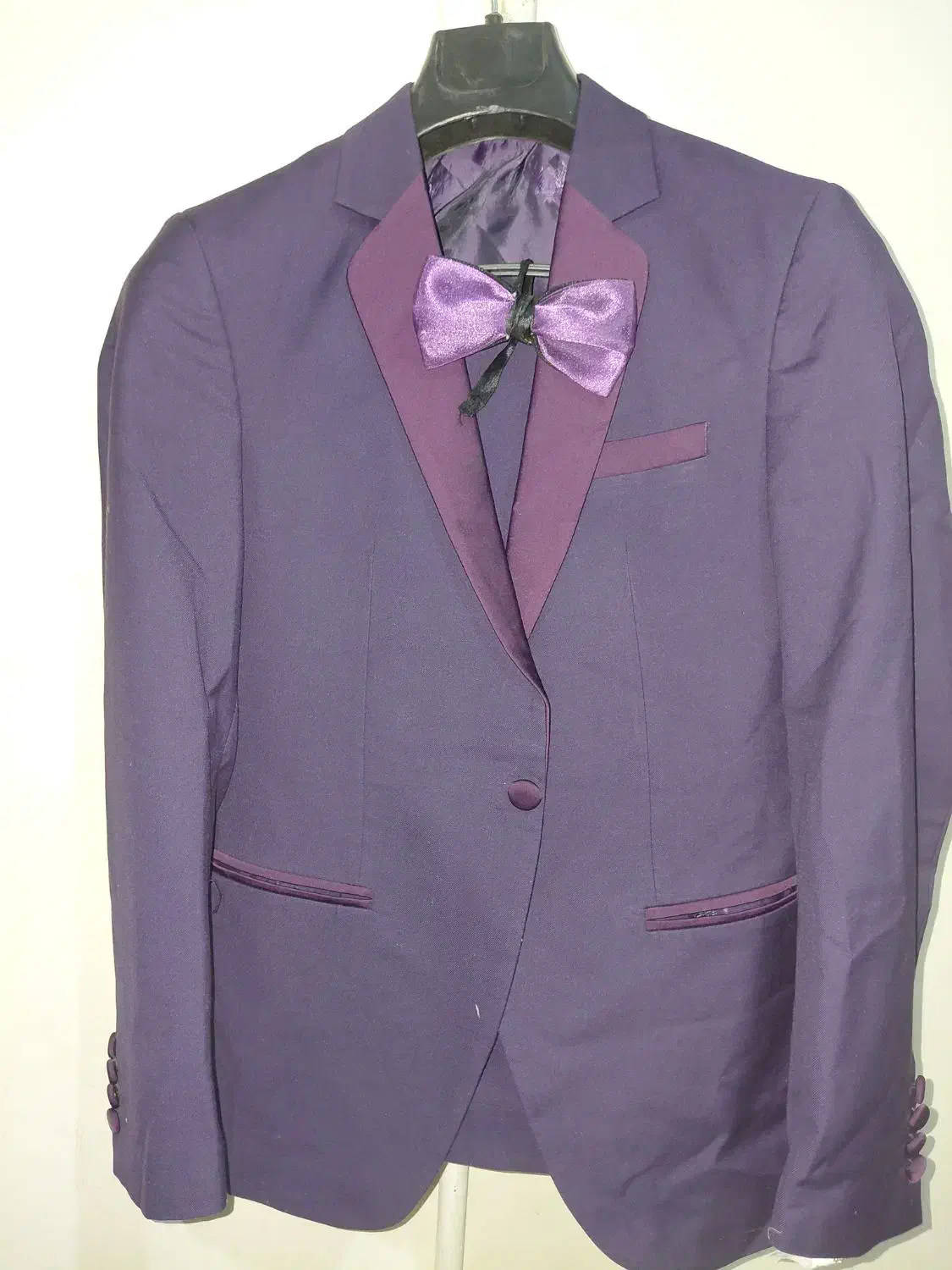 کت و شلوار مردانه سایز ۴۴ رنگ بادمجانی|لباس|سیرجان, |دیوار