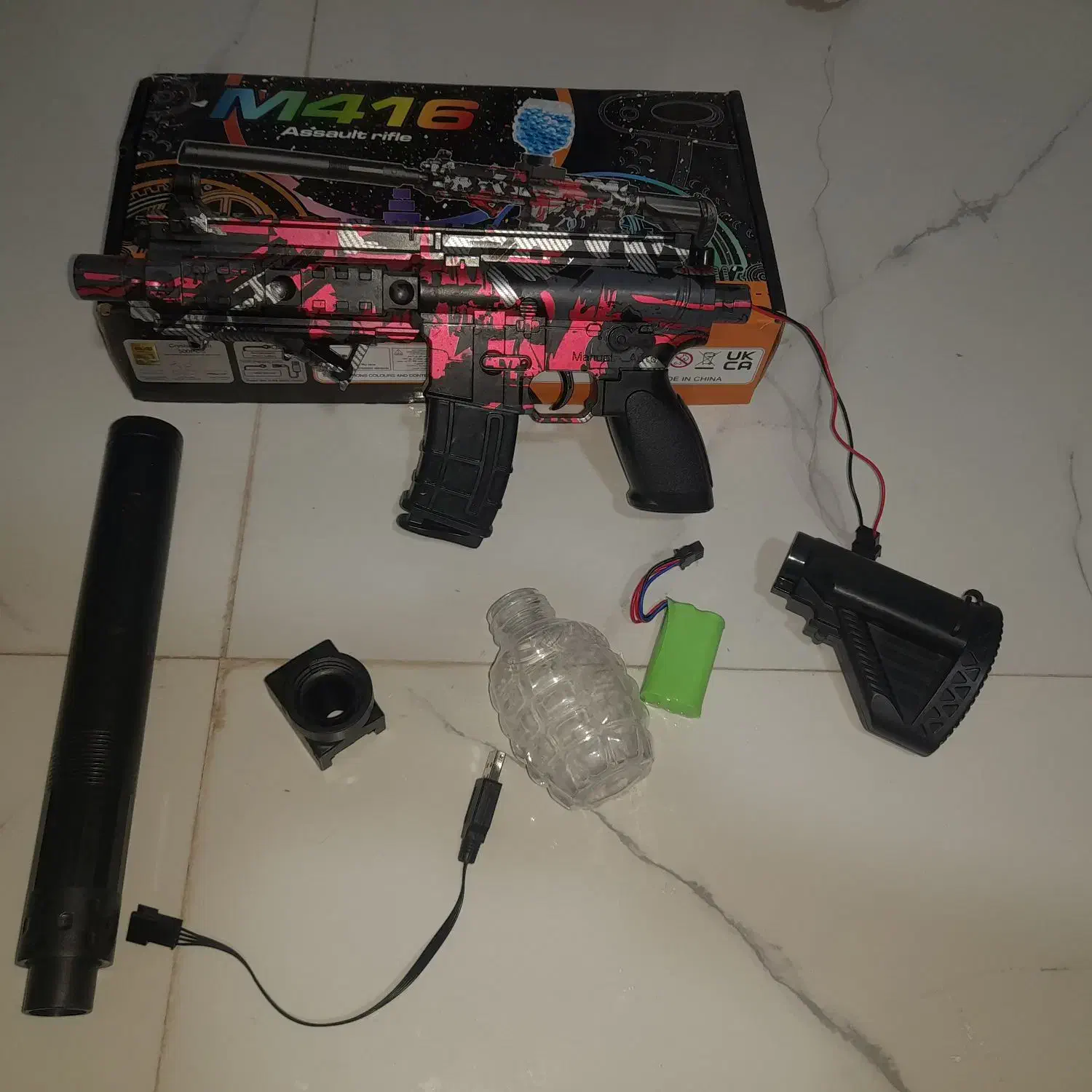 تفنگ تیر ژله ای|اسباببازی|زرند, |دیوار