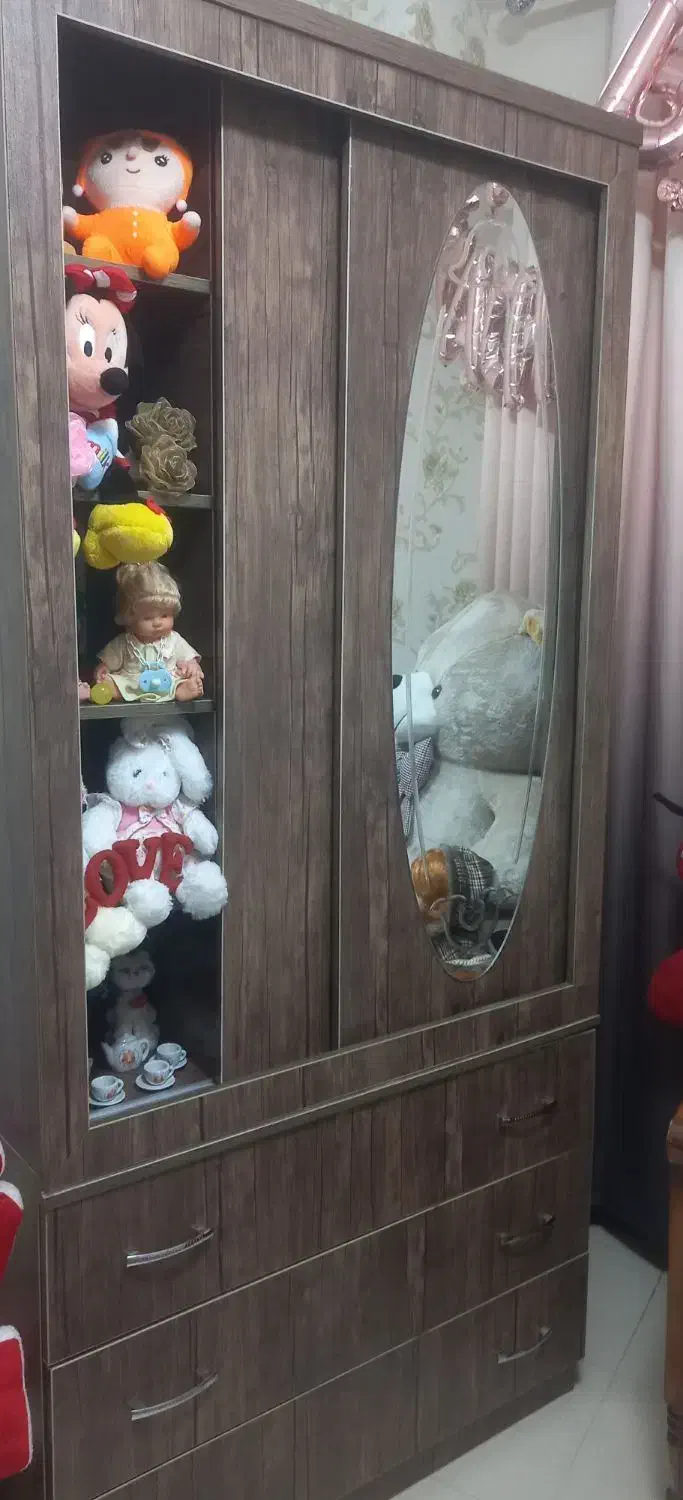 کمد دوتیکه ام دی اف سفارشی|جاکفشی، کمد، دراور|رودهن, |دیوار