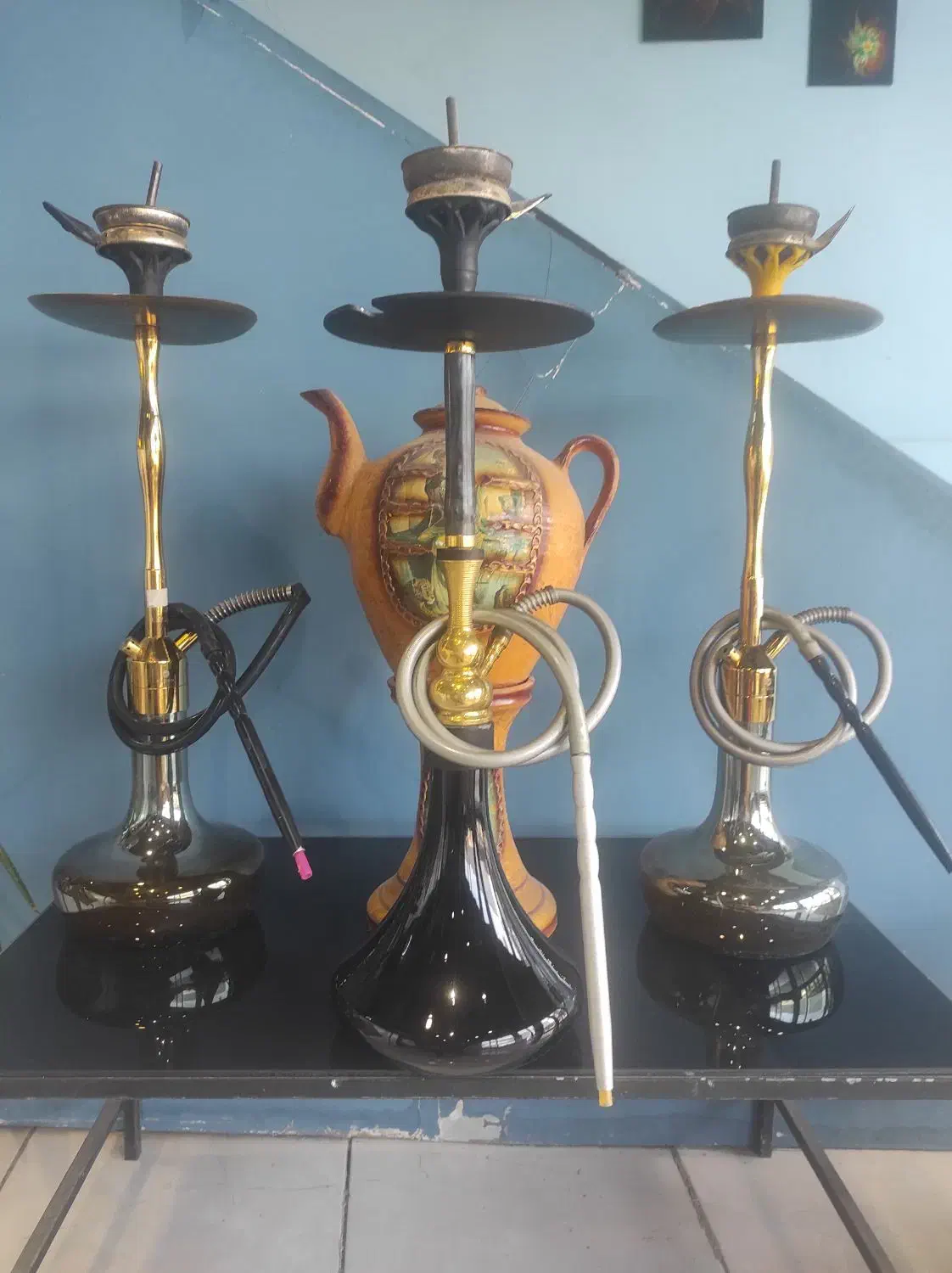 3عدد قلیان کرنو و کنزو فانتزی|کلکسیون و سرگرمی|اردبیل, |دیوار