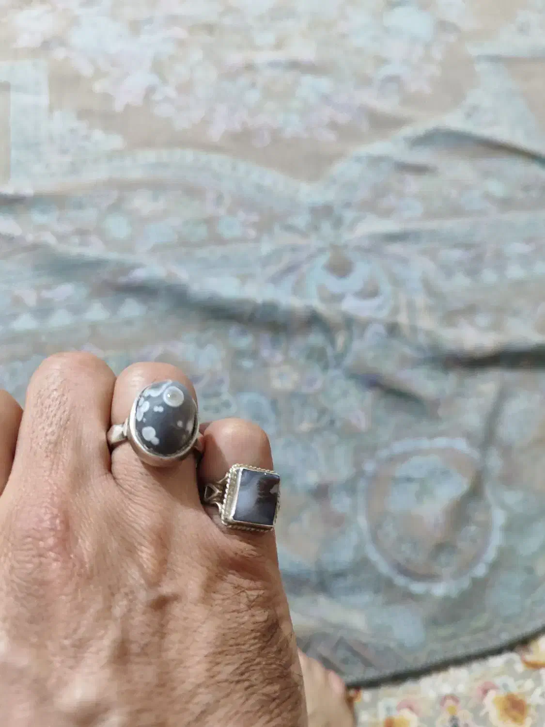 ی جفت انگشتر دست ساز|جواهرات|مسجد سلیمان, |دیوار