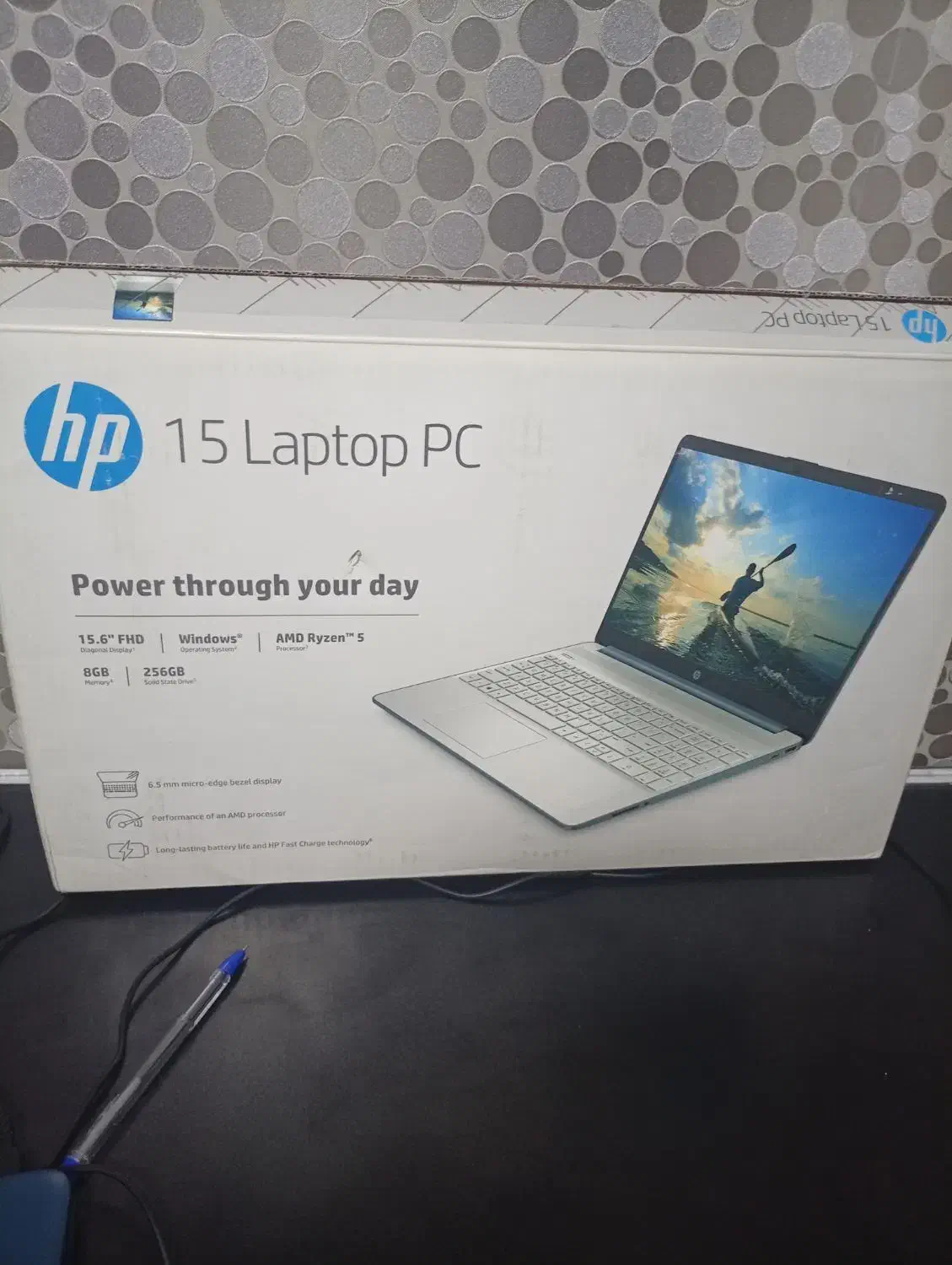 لپ تاپ hp 256 GB + پایه لپ تاپ|رایانه همراه|تهران, گرگان|دیوار