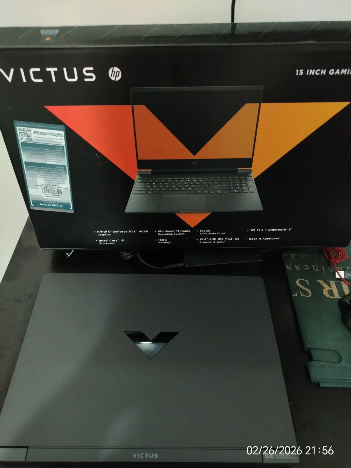 HP VICTUS V15 rtx4050|رایانه همراه|تهران, مشیریه|دیوار