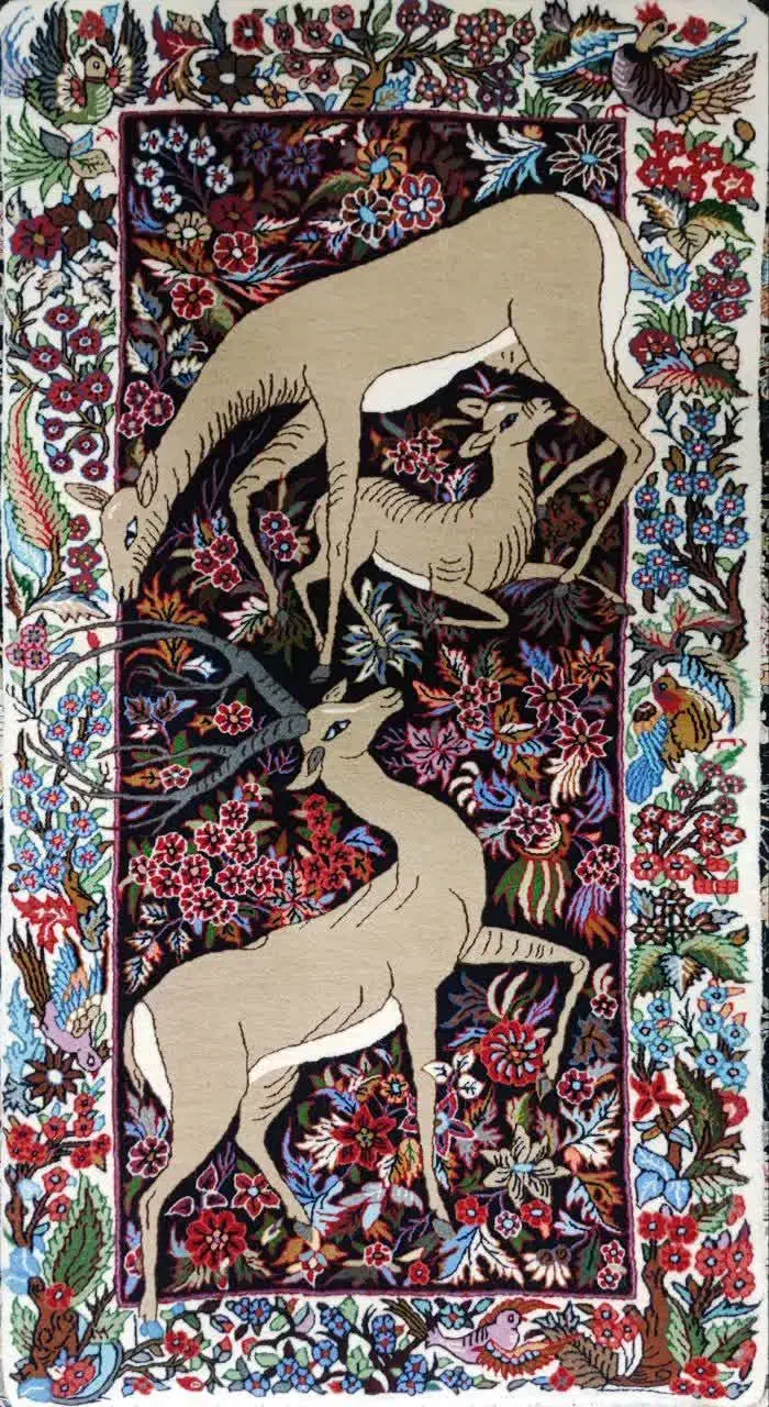 تابلو فرش بافت جیریا|تابلو فرش|اراک, |دیوار