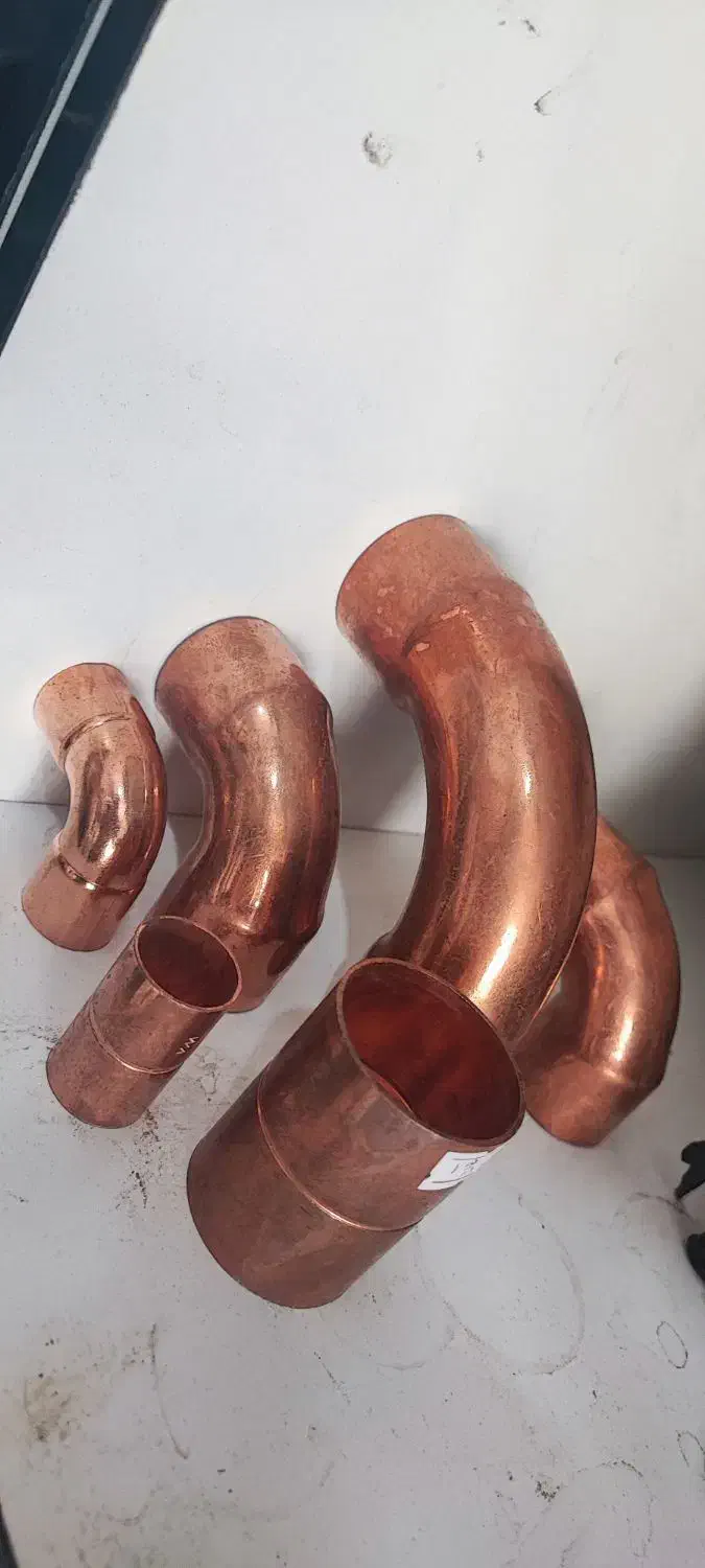 زانویی مسی در اندازه مختلف بوشن مسی برای داکت و...|ابزارآلات|قم, علی آباد|دیوار