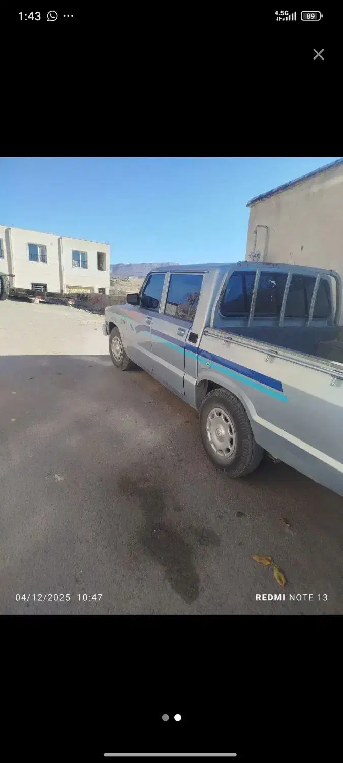 مزدا 1700مدل95تمام فابریک|خودرو سواری و وانت|شیراز, کوشک میدان|دیوار