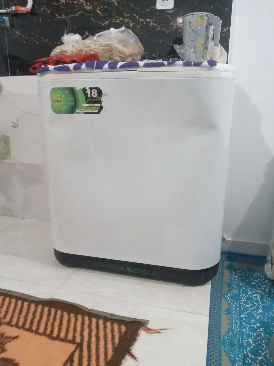 لبایشویی هفت کیلویی چهار میلیون|ماشین لباسشویی و خشککن لباس|ایذه, |دیوار