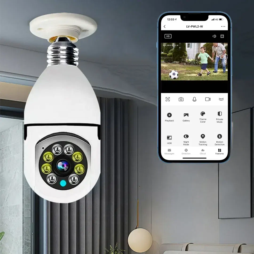 نظارت شبانه و روزانه/دوربین چراغی چرخشی360/Snap|خدمات پیشه و مهارت|گرگان, |دیوار