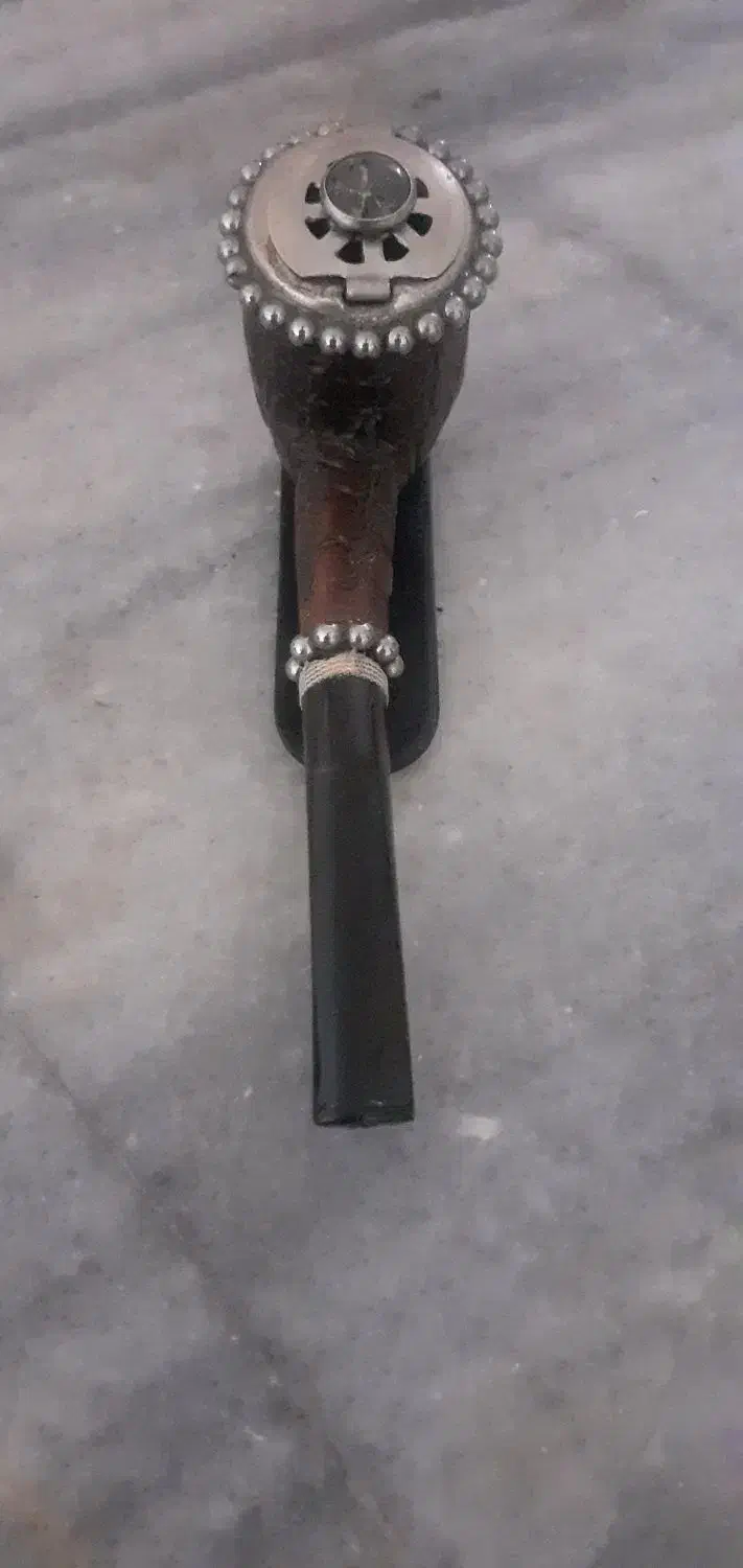 پیپ قدیمی اصل مربوط به زمان قاجار|کلکسیون اشیاء عتیقه|تایباد, |دیوار