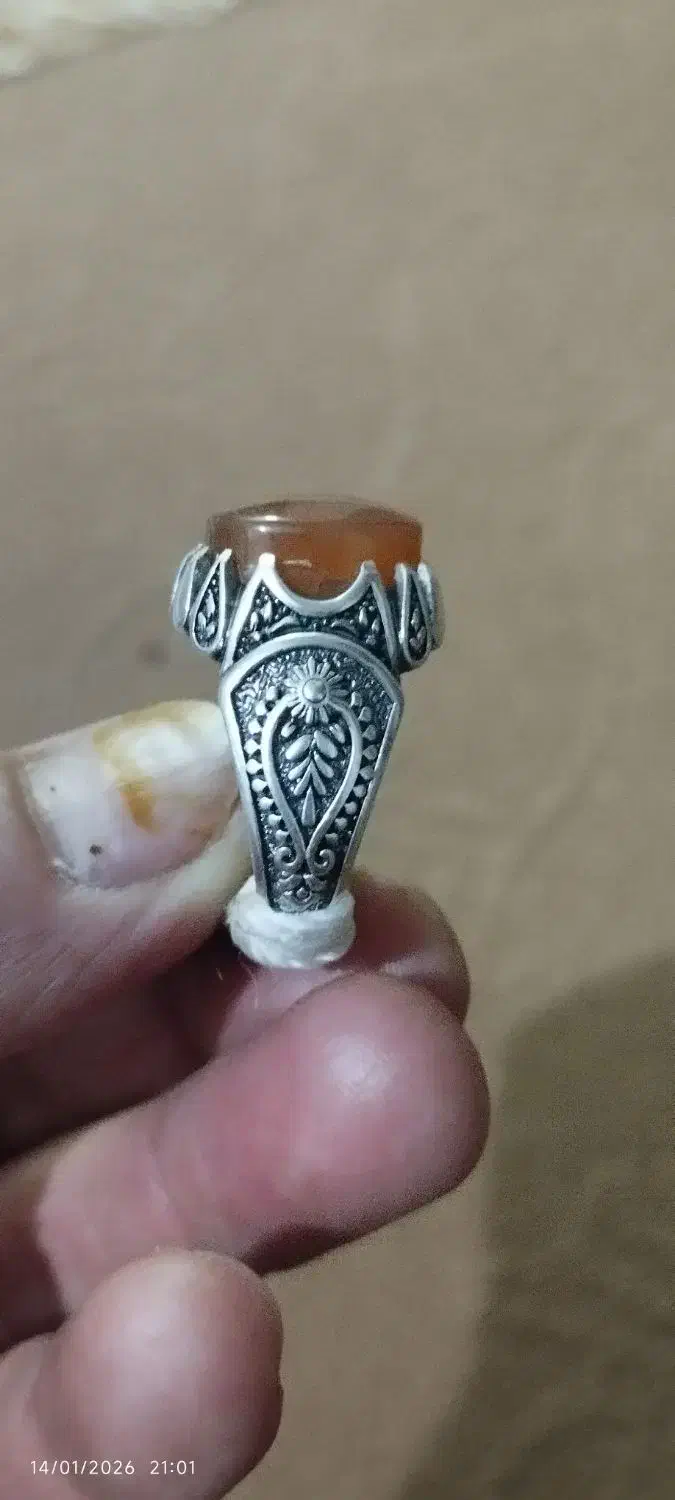 انگشتر نقره 925 کار کلکسیونی|جواهرات|اصفهان, شیخ اشراق|دیوار