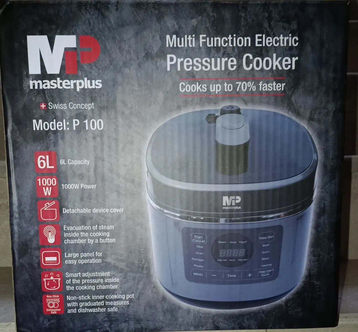 زود پز و پلو پز برقی MASTTER PLUS|اجاق گاز و لوازم برقی پخت‌وپز|ری, دیلمان|دیوار