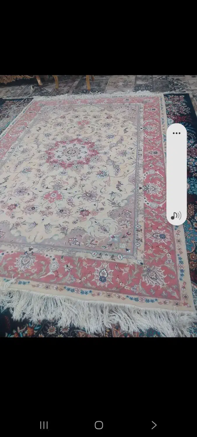 دستباف۲در۳گل ابریشم|فرش|مشهد, پایین خیابان|دیوار