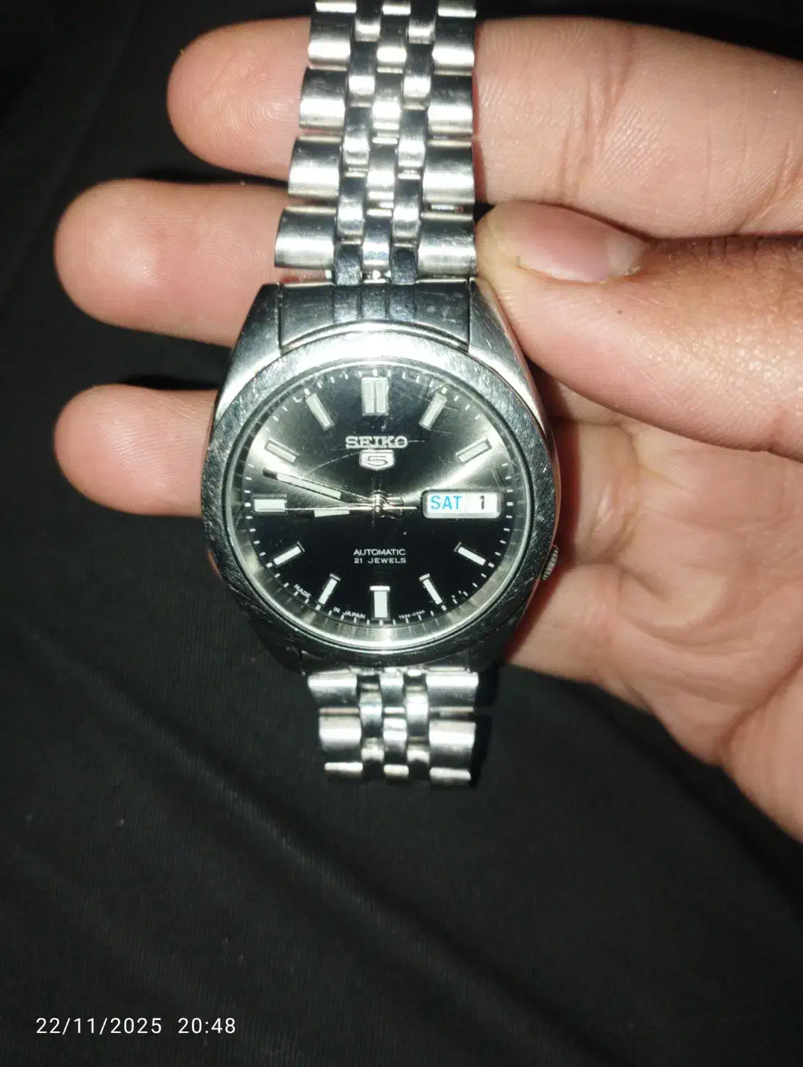 ساعت سیکوه 5 ژاپن اصل پشت شیشه ای موتور اتومات|ساعت|زنجان, |دیوار